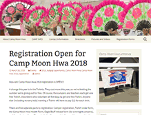 Tablet Screenshot of campmoonhwa.com